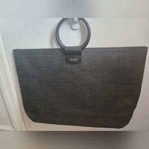 Kate Spade Black Woven Bag